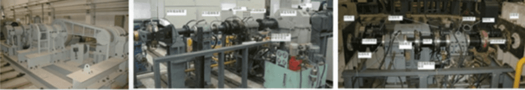 Marine component test benches and drive coupling test bench