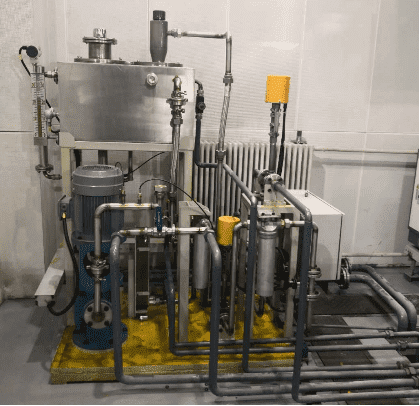 test bench lubrication system