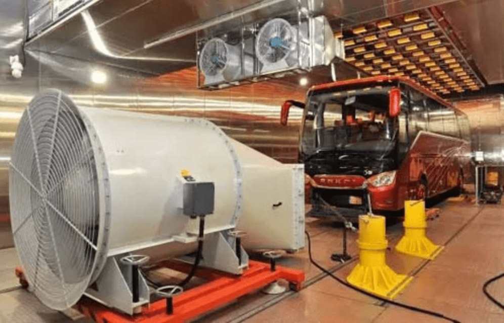 Heavy-Duty Chassis Dynamometer for Vehicle Testing