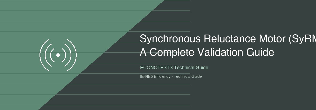 Synchronous Reluctance Motor (SyRM) Test Bench: A Complete Validation Guide